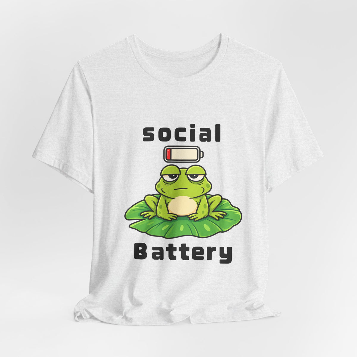 Social Battery Frog T-Shirt